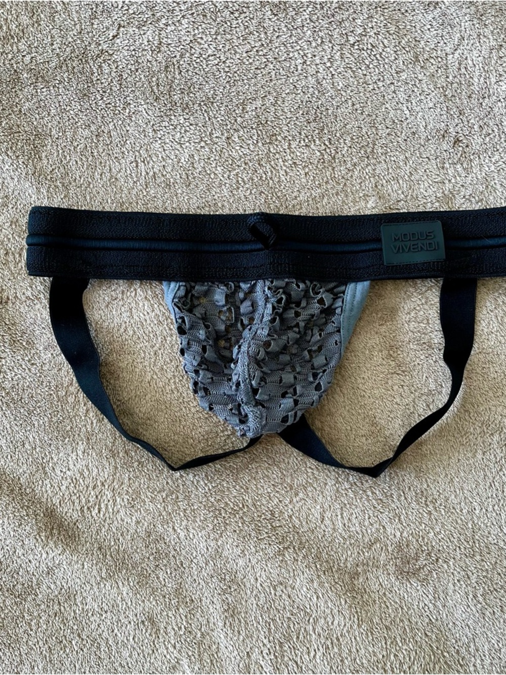 Modus Vivendi Gray Mesh Jockstrap